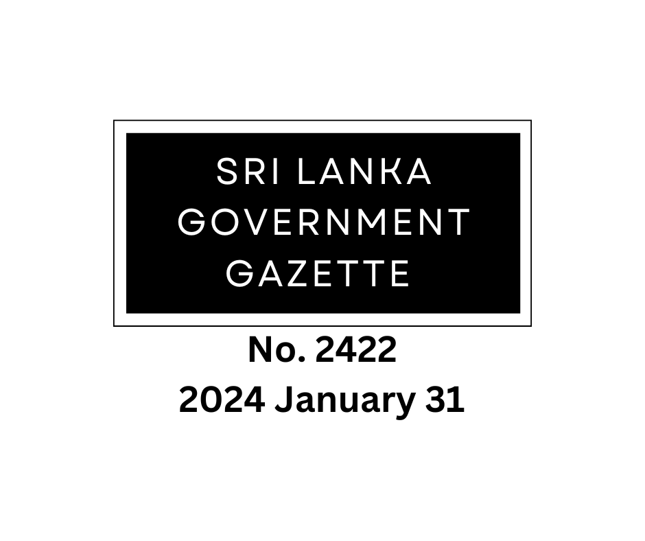 findjoblanka.com Sri Lanka Gazette2025.01.31